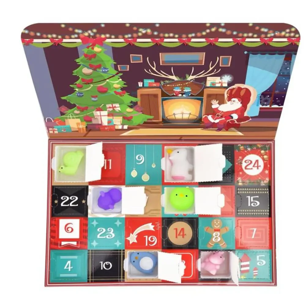 Advent Calendar, 24 Days of Mochi Animals Squishy Toys